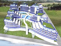 Progetto di investimento di un complesso di vacanza per la vendita vicino Tzarevo