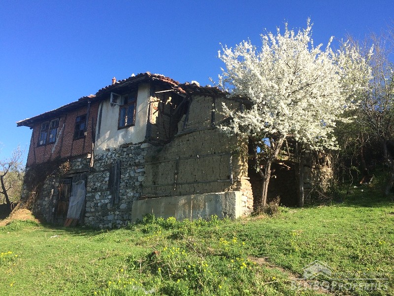 Vecchia casa in vendita nelle montagne vicino a Sandanski