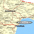 La trama irregolata di terra quasi Varna