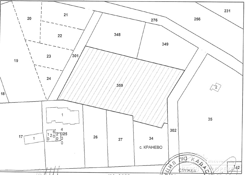 Regolamentati appezzamento di terreno con progetto in vendita vicino a Albena